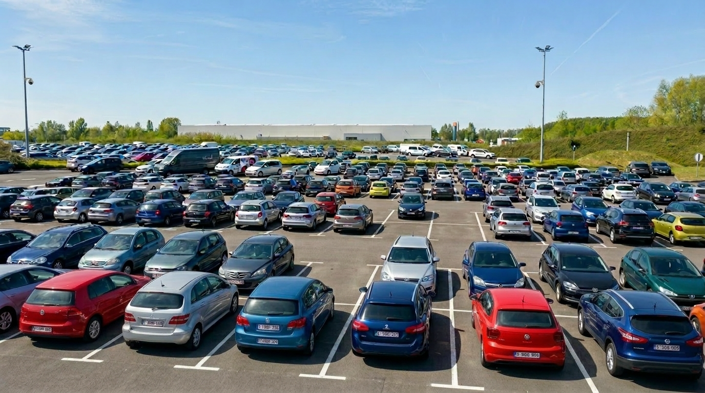 Steveny Park : le nouveau parking hyper sécurisé de l&rsquo;aéroport de Charleroi (intérieur et extérieur)